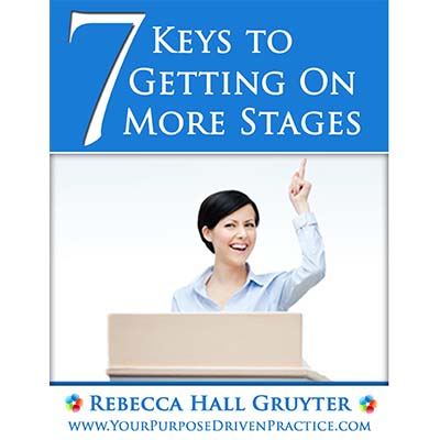 7 Keys to Getting On More Stages ebook cover
